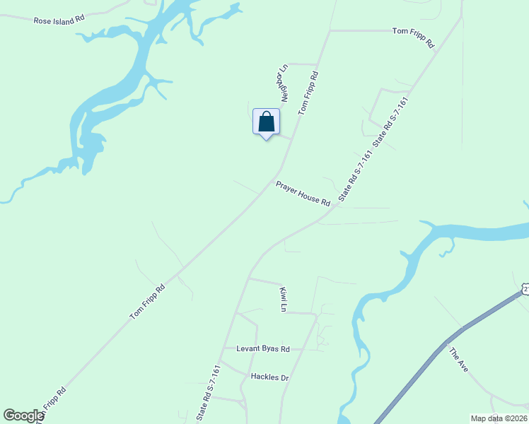 map of restaurants, bars, coffee shops, grocery stores, and more near 200 Tom Fripp Road in Saint Helena Island