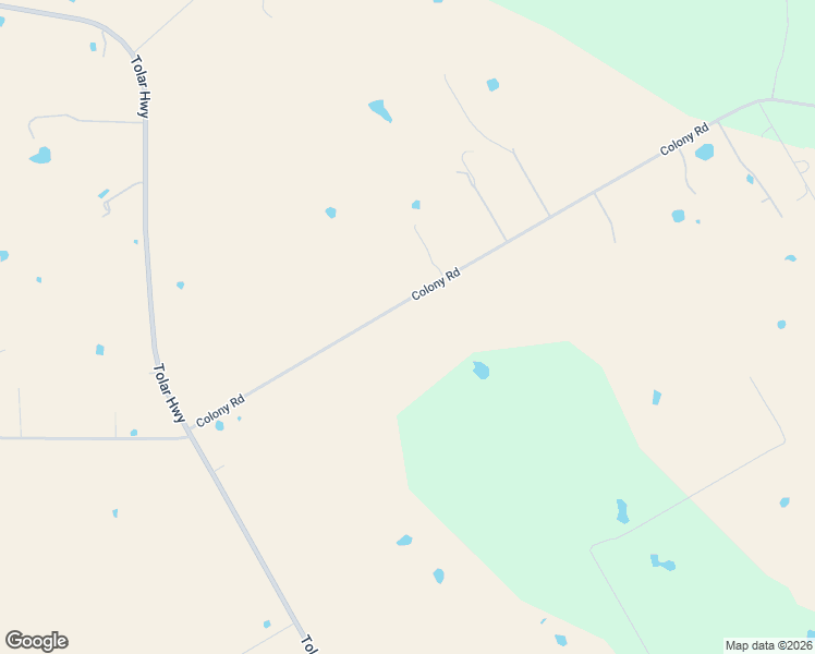 map of restaurants, bars, coffee shops, grocery stores, and more near 8520 Colony Road in Tolar