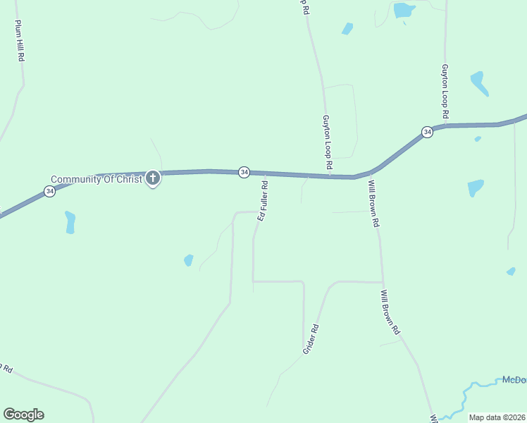 map of restaurants, bars, coffee shops, grocery stores, and more near 157 L E Phillips Road in Eros