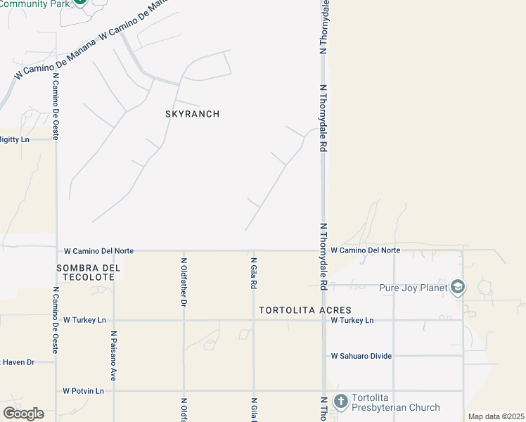 map of restaurants, bars, coffee shops, grocery stores, and more near 11320 North Vista Ranch Place in Marana