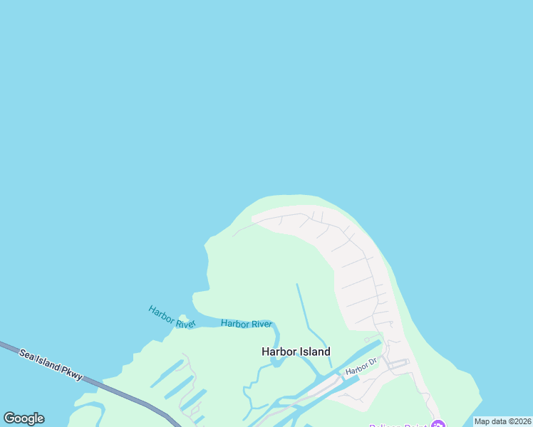 map of restaurants, bars, coffee shops, grocery stores, and more near 168 Harbor Drive North in Saint Helena Island