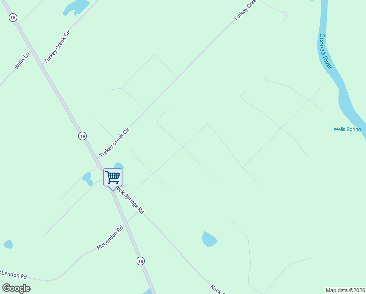 map of restaurants, bars, coffee shops, grocery stores, and more near Muskogee Trail in Dublin