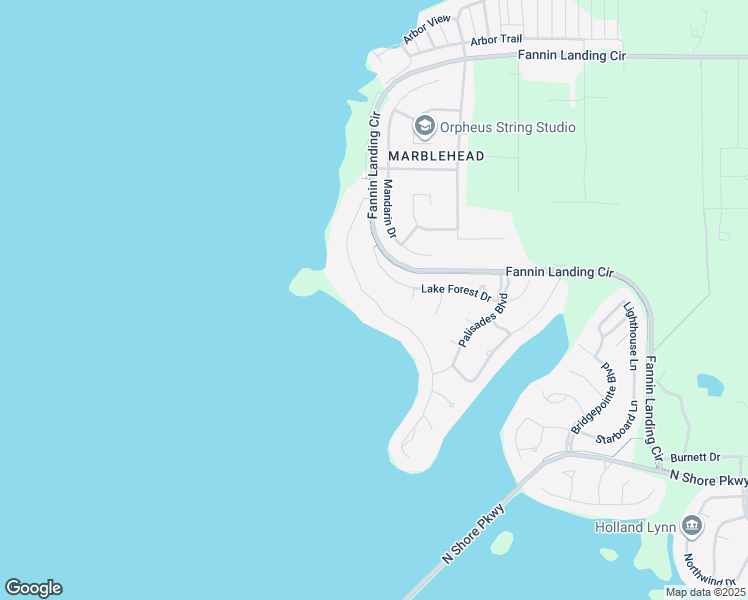 map of restaurants, bars, coffee shops, grocery stores, and more near 86 Grandview Circle in Brandon