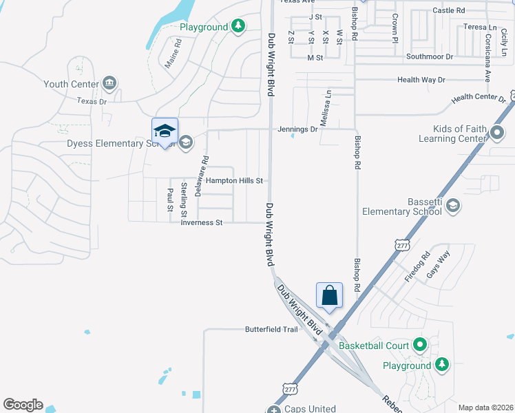 map of restaurants, bars, coffee shops, grocery stores, and more near 3041 Sutherland Street in Abilene