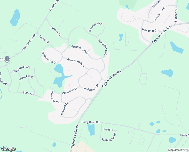 map of restaurants, bars, coffee shops, grocery stores, and more near 202 Wellington Circle in Statesboro