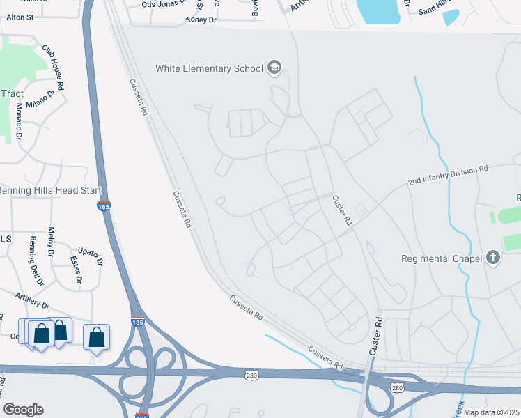 map of restaurants, bars, coffee shops, grocery stores, and more near Super Sixth Street in Columbus