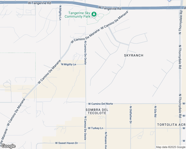 map of restaurants, bars, coffee shops, grocery stores, and more near 11433 North Moon Ranch Place in Marana