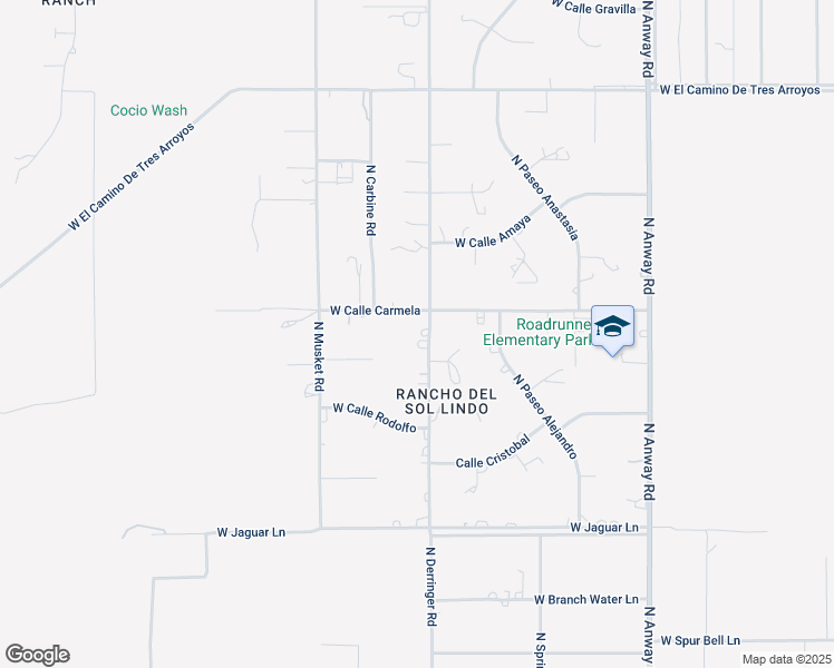 map of restaurants, bars, coffee shops, grocery stores, and more near 11545 North Derringer Road in Marana