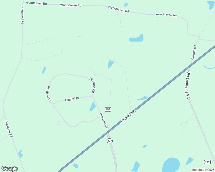 map of restaurants, bars, coffee shops, grocery stores, and more near 1917 Pineland Circle in Soperton