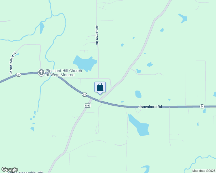 map of restaurants, bars, coffee shops, grocery stores, and more near 620 Jim Arrant Rd in West Monroe