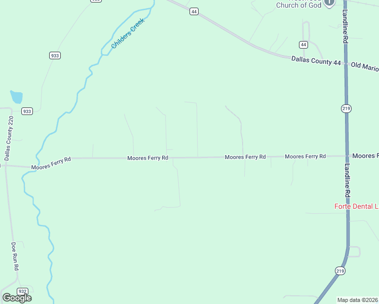 map of restaurants, bars, coffee shops, grocery stores, and more near 47 Deerfield Circle in Selma