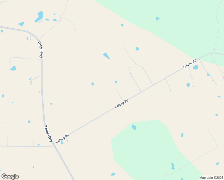 map of restaurants, bars, coffee shops, grocery stores, and more near 8520 Colony Rd in Tolar