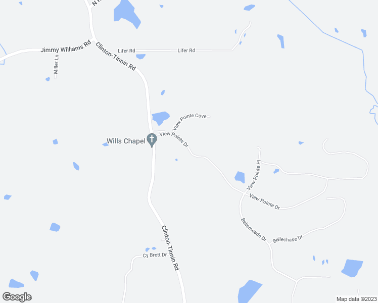 map of restaurants, bars, coffee shops, grocery stores, and more near 112 View Pointe Drive in Clinton