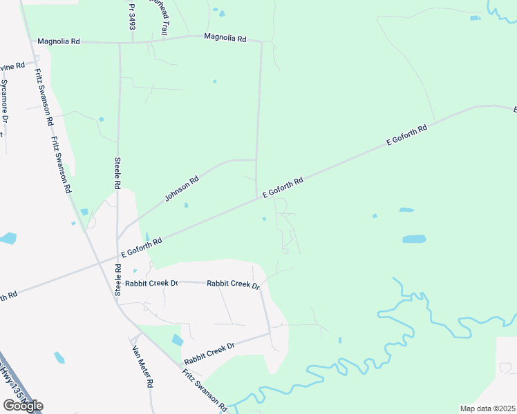 map of restaurants, bars, coffee shops, grocery stores, and more near 1293 East Goforth Road in Kilgore