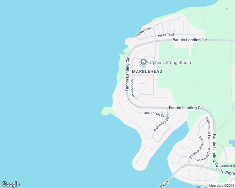 map of restaurants, bars, coffee shops, grocery stores, and more near 68 Grandview Circle in Brandon