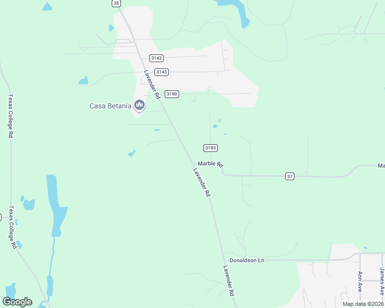 map of restaurants, bars, coffee shops, grocery stores, and more near 10370 County Road 35 in Tyler