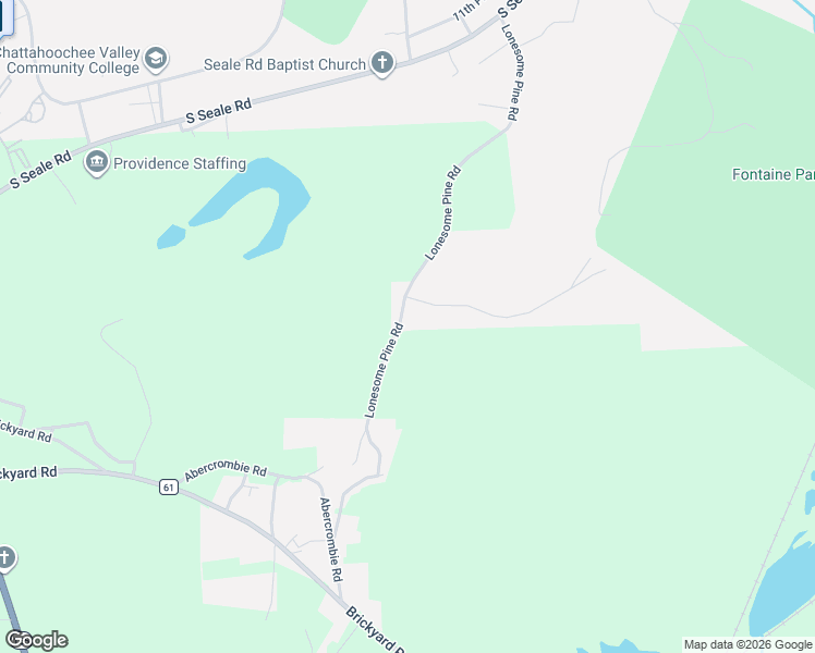 map of restaurants, bars, coffee shops, grocery stores, and more near 1205 Lonesome Pine Rd in Phenix City