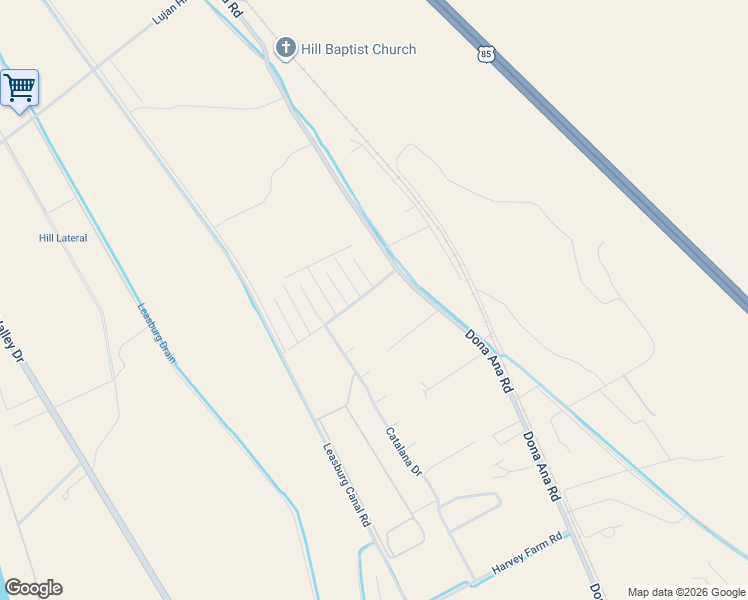 map of restaurants, bars, coffee shops, grocery stores, and more near 271 Plymouth Rock Road in Las Cruces