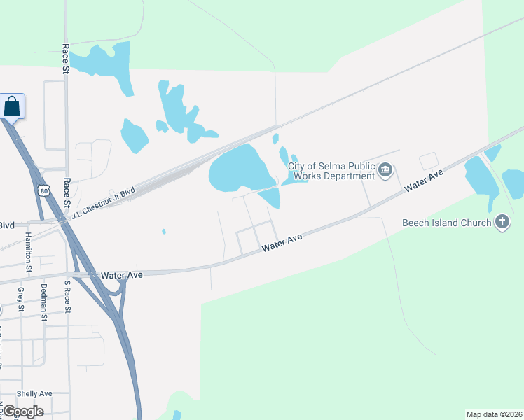 map of restaurants, bars, coffee shops, grocery stores, and more near 3901 Artesian Avenue in Selma