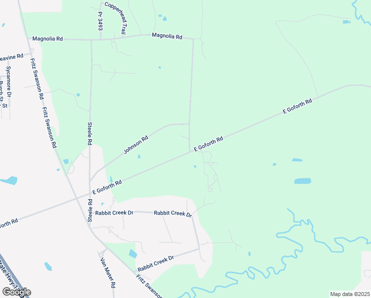 map of restaurants, bars, coffee shops, grocery stores, and more near 1293 East Goforth Road in Kilgore