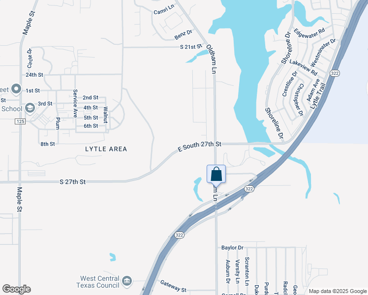 map of restaurants, bars, coffee shops, grocery stores, and more near 928 East South 27th Street in Abilene