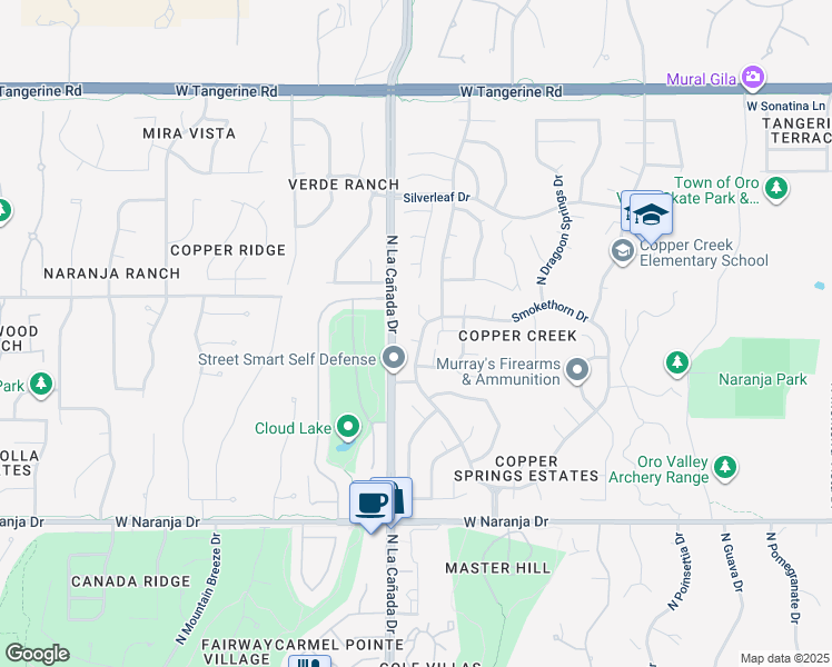 1370 North Copper Creek Drive, Oro Valley AZ Walk Score