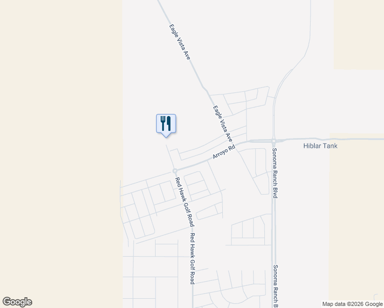 map of restaurants, bars, coffee shops, grocery stores, and more near 7502 Red Hawk Road in Las Cruces