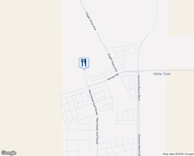map of restaurants, bars, coffee shops, grocery stores, and more near 7502 Red Hawk Road in Las Cruces