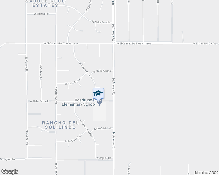 map of restaurants, bars, coffee shops, grocery stores, and more near 11661 North Anway Road in Marana