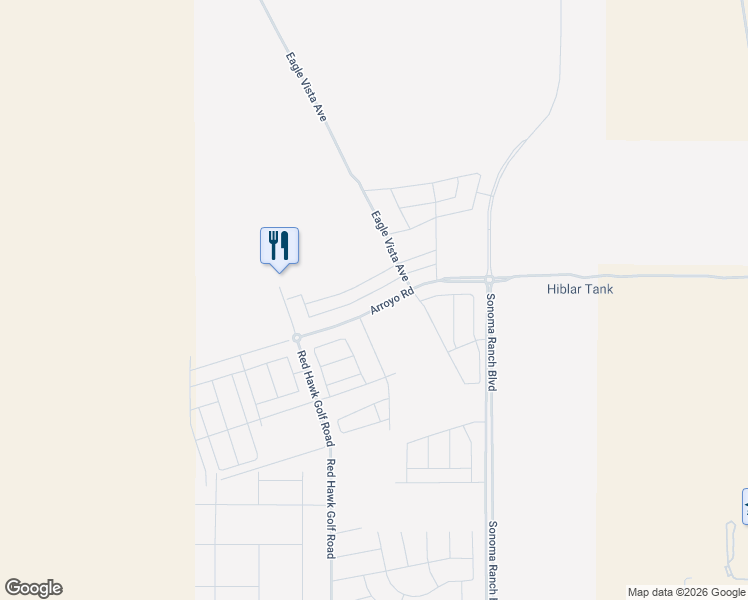 map of restaurants, bars, coffee shops, grocery stores, and more near 3900 Arroyo Road in Las Cruces