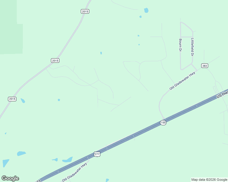 map of restaurants, bars, coffee shops, grocery stores, and more near 10382 County Road 383 in Tyler