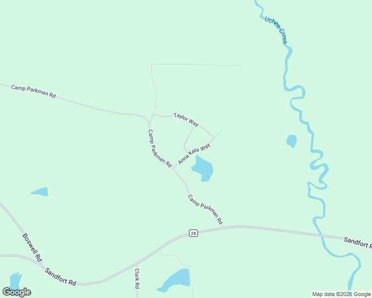 map of restaurants, bars, coffee shops, grocery stores, and more near 44 Camp Parkman Road in Phenix City