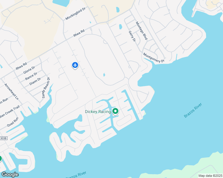map of restaurants, bars, coffee shops, grocery stores, and more near 4410 North Port Ridglea Court in Granbury