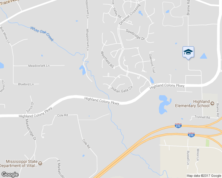 map of restaurants, bars, coffee shops, grocery stores, and more near 300 White Oak Landing in Ridgeland