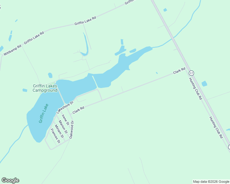 map of restaurants, bars, coffee shops, grocery stores, and more near 404 Clark Road in Guyton