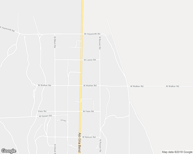 map of restaurants, bars, coffee shops, grocery stores, and more near 3411 North Rosser Road in Ajo