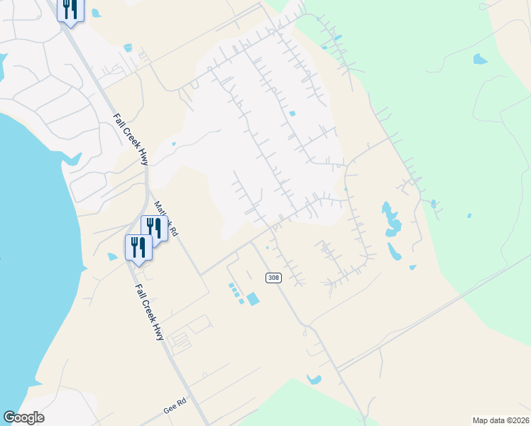 map of restaurants, bars, coffee shops, grocery stores, and more near 101 Maverick Court in Granbury