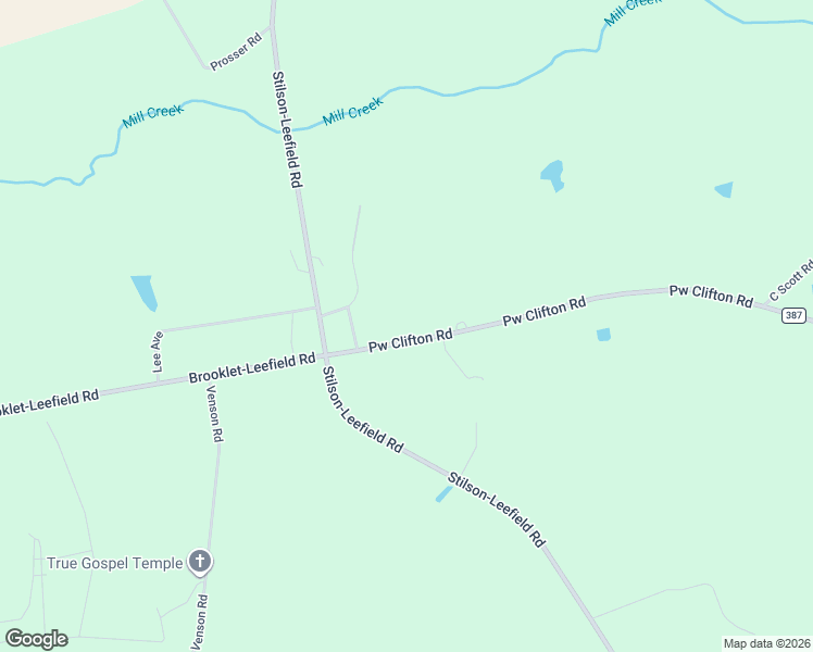 map of restaurants, bars, coffee shops, grocery stores, and more near 328 Pw Clifton Road in Brooklet