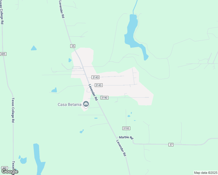map of restaurants, bars, coffee shops, grocery stores, and more near 4565 Canyon Circle in Tyler