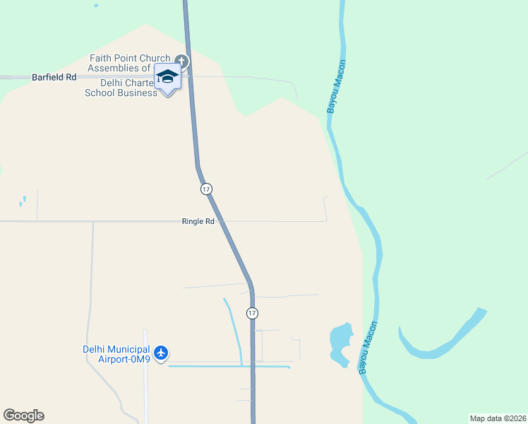 map of restaurants, bars, coffee shops, grocery stores, and more near 33 Hough Road in Delhi