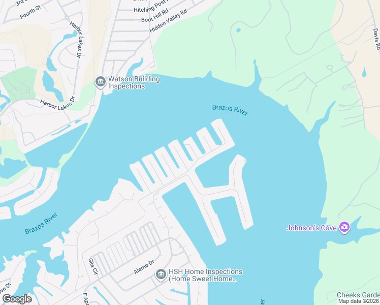 map of restaurants, bars, coffee shops, grocery stores, and more near 3408 Mariana Court in Granbury