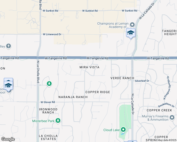 map of restaurants, bars, coffee shops, grocery stores, and more near 11930 North Verch Way in Oro Valley