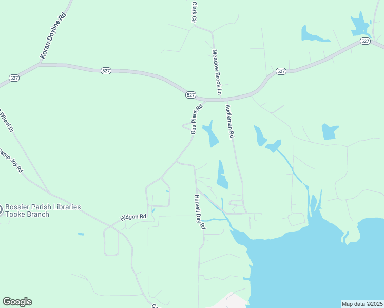 map of restaurants, bars, coffee shops, grocery stores, and more near 148 Gas Plant Road in Doyline