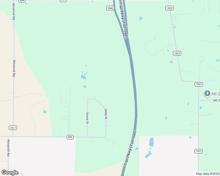 map of restaurants, bars, coffee shops, grocery stores, and more near 5869 Andy North in Joshua