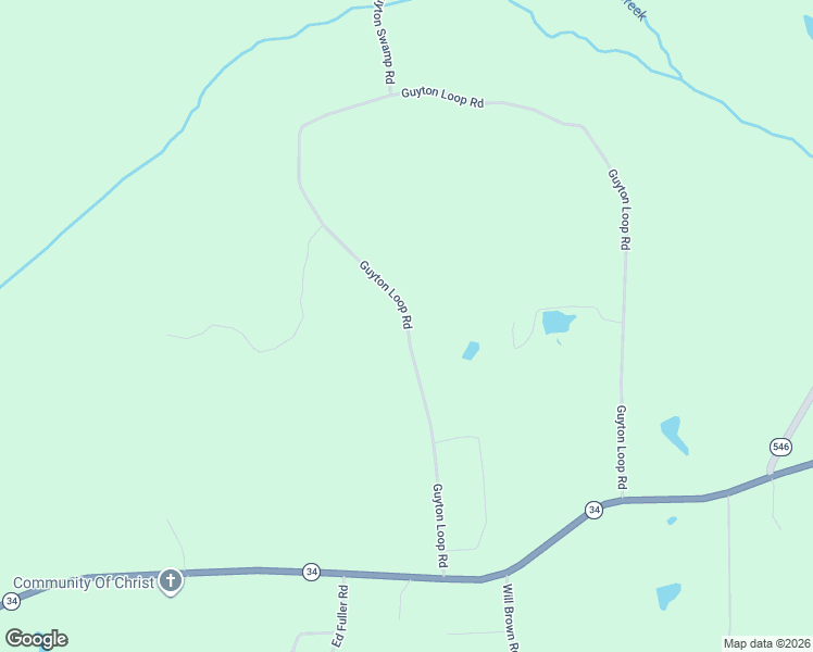 map of restaurants, bars, coffee shops, grocery stores, and more near 279 Guyton Loop Road in Eros