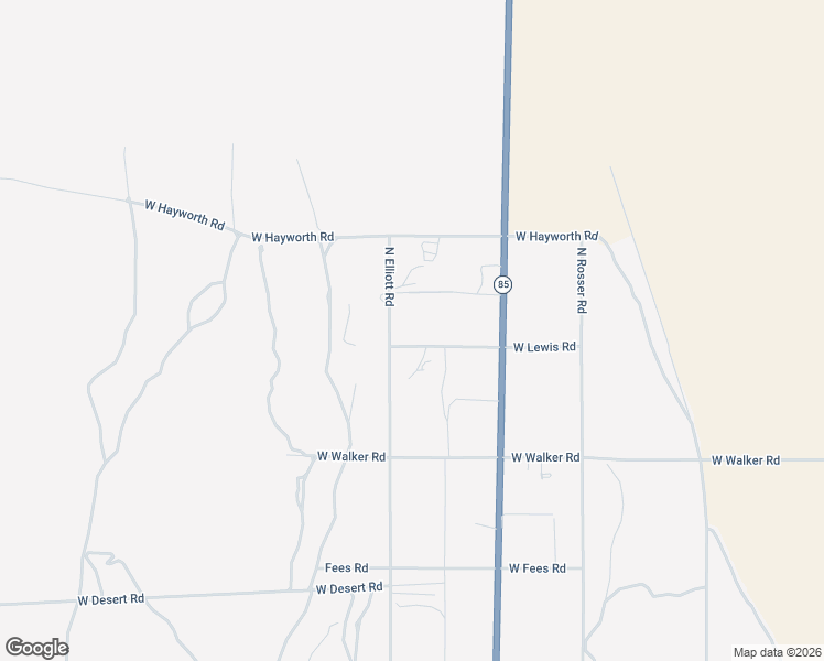 map of restaurants, bars, coffee shops, grocery stores, and more near 3610 North Elliott Road in Ajo