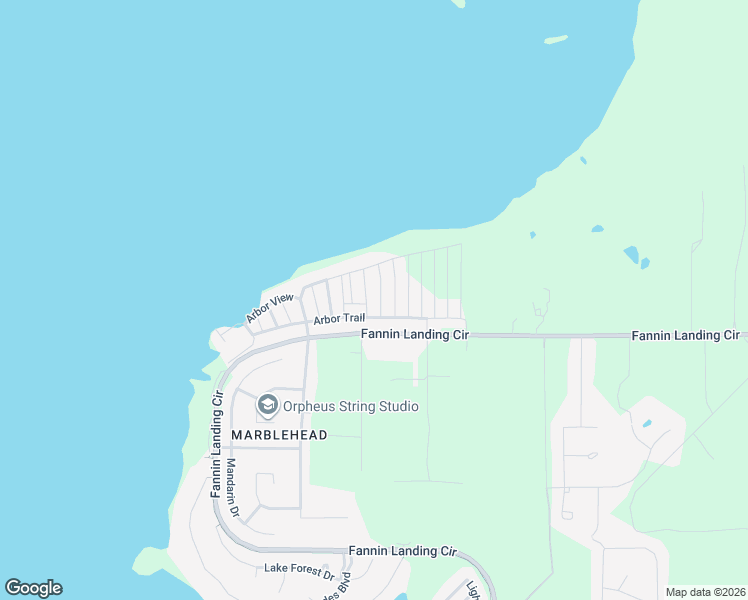map of restaurants, bars, coffee shops, grocery stores, and more near 704 Arbor Run in Brandon