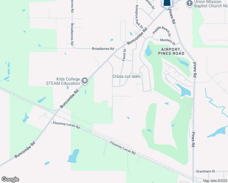 map of restaurants, bars, coffee shops, grocery stores, and more near 8311 Roosevelt Drive in Shreveport