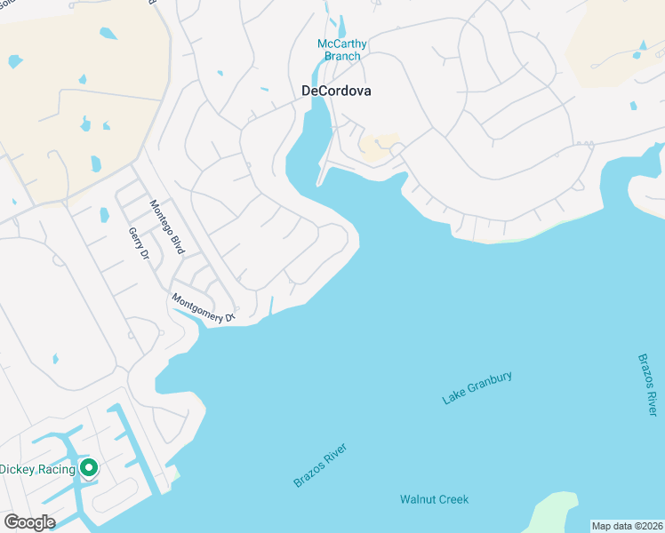 map of restaurants, bars, coffee shops, grocery stores, and more near 5001 Rio Vista Drive in Granbury