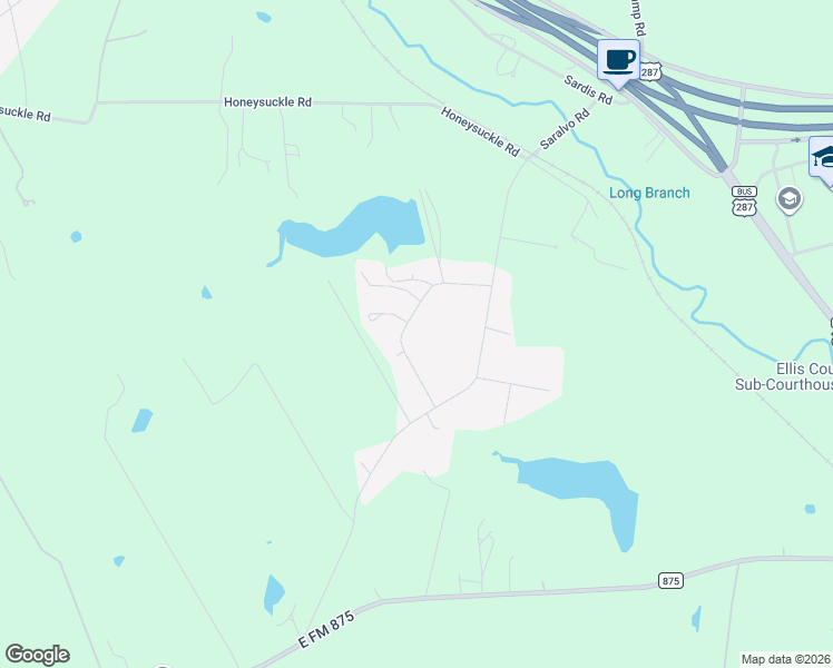 map of restaurants, bars, coffee shops, grocery stores, and more near 151 Ralston Lake Road in Midlothian